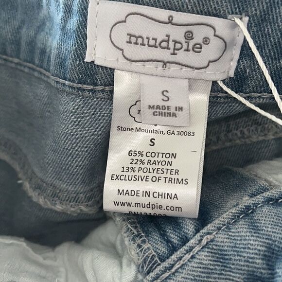 Mud Pie Mudpie Tie Dye Denim Skirt Sz Small - Picture 5 of 5